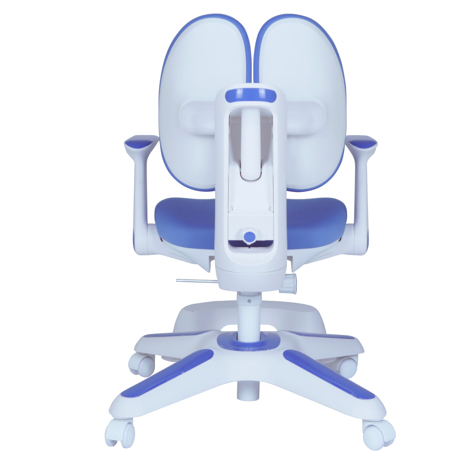 Ergonomic Children Kids Study Chair Set of 2 Height Adjustable - Blue V563-68303_2X