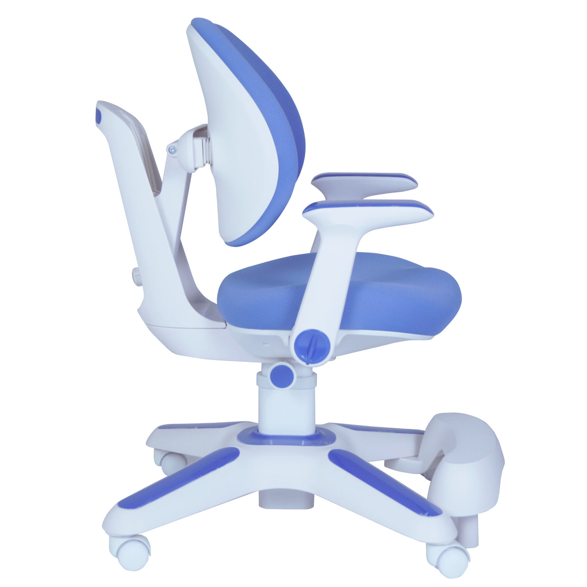 Ergonomic Children Kids Study Chair Set of 6 Height Adjustable - Blue V563-68303_6X