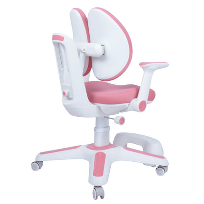 6x Ergonomic Children Kids Study Chairs Height Adjustable - Pink V563-68304_6X