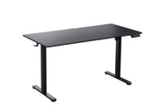 140 x 70cm Electric Standing Desk Height Adjustable Motorised Electric Sit Stand in Black V563-68416