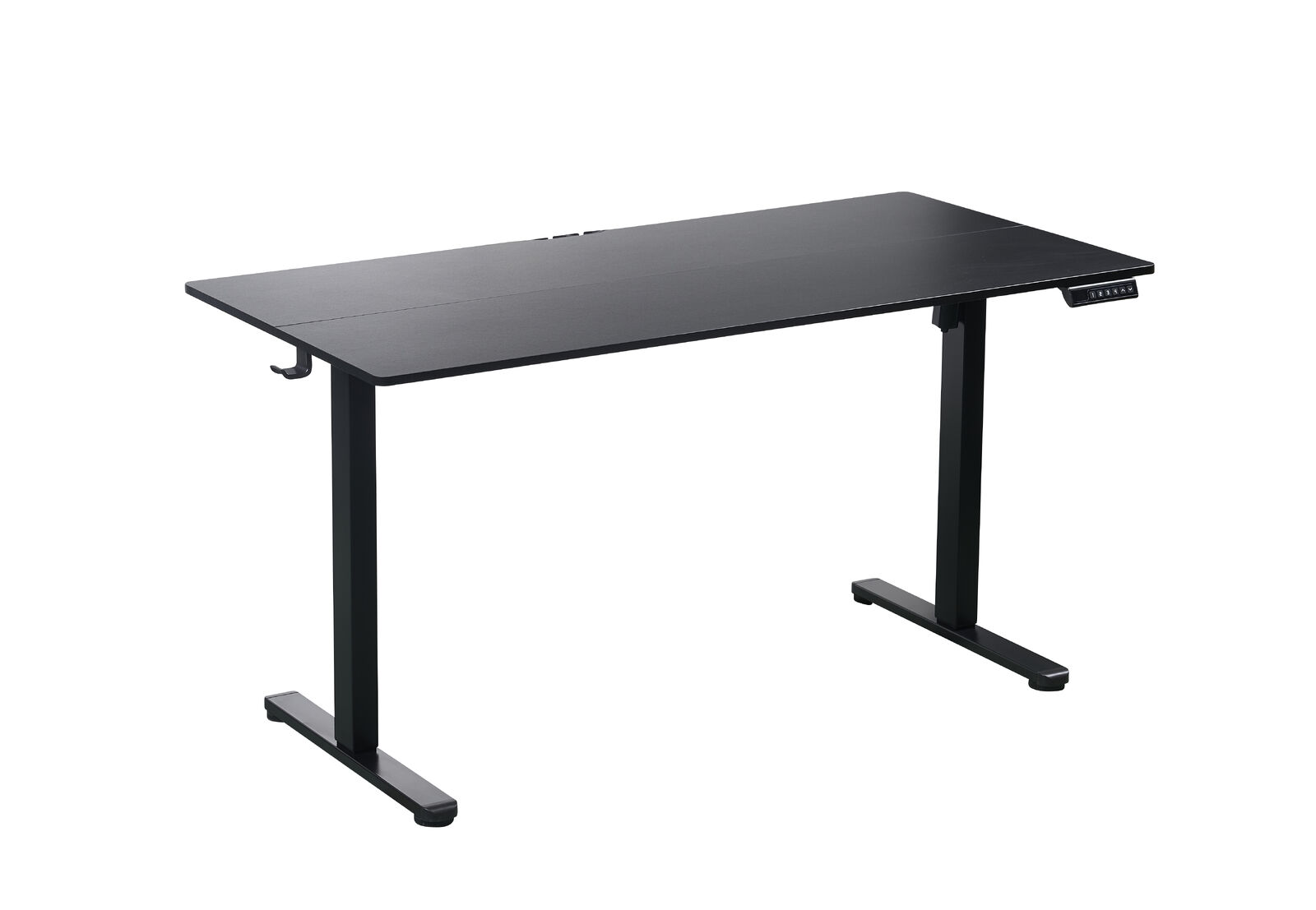140 x 70cm Electric Standing Desk Height Adjustable Motorised Electric Sit Stand in Black V563-68416