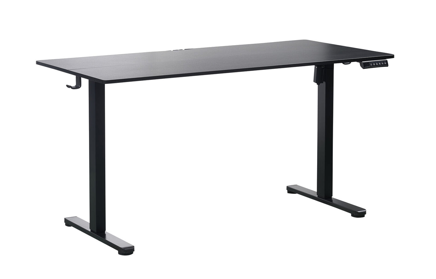 140 x 70cm Electric Standing Desk Height Adjustable Motorised Electric Sit Stand in Black V563-68416