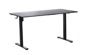 140 x 70cm Electric Standing Desk Height Adjustable Motorised Electric Sit Stand in Black V563-68416