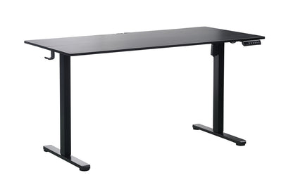 Ergonomic Kids Study Chair & Adjustable Electric Standing Desk Set - Blue Chair & Black Desk V563-68416_-68303
