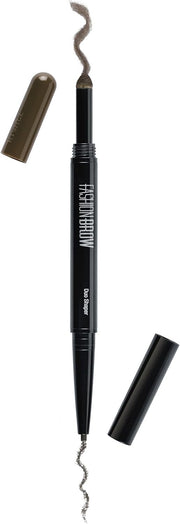 Maybelline New York Natural Eye Brow Duo 2 in 1 Pencil & Powder - Deep Brown V563-6902395322573
