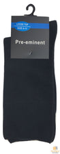 6x Pairs COTTON LOOSE TOP SOCKS Medical Circulation Diabetic Comfort Black - 6-11 V563-6LOOSETOPSOX-BLK6-11