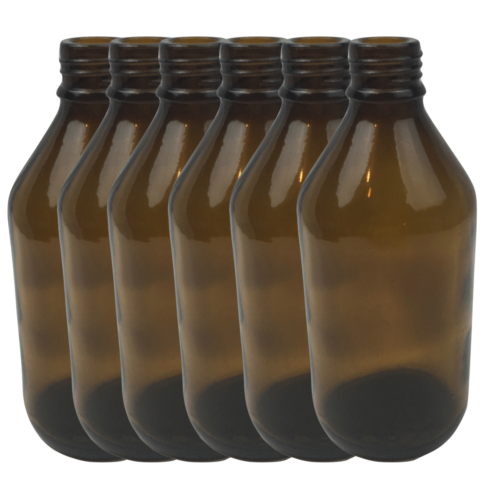 6x 600ml Brown Glass Bottle Plinking Shooting Target Practice without Lids/Caps V563-6PCS-GLASS_PLINKINGTARGET