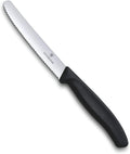 1x Victorinox Standard Wavy Edge Steak and Tomato Knife - Black V563-6_7833