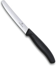 1x Victorinox Standard Wavy Edge Steak and Tomato Knife - Black V563-6_7833
