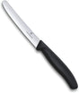 1x Victorinox Standard Wavy Edge Steak and Tomato Knife - Black V563-6_7833