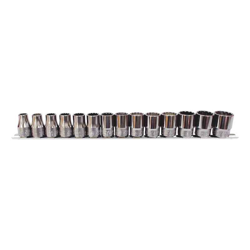 14pcs 1/2" Drive Multi Wrench Socket Set 10-24mm Chrome Vanadium Metric Imperial V563-7121340