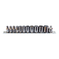 Wurth 1/4" 12pc Multi-Socket Wrench Set Chrome Metric/Imperial TX Bi-Hex Square V563-7131130