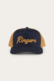 Ringers Western Hackett Trucker Baseball Cap Hat in Navy/Clay V563-722123RW-NVY_CLAY
