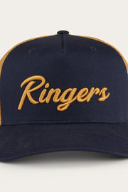 Ringers Western Hackett Trucker Baseball Cap Hat in Navy/Clay V563-722123RW-NVY_CLAY