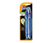 BiC Gel-Ocity Quick Dry Gel Pen Medium Blue (0.7 mm) -12 Packs of 2 Units (24 Pens Total) V563-73530-12PK
