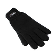 Dents 3M THINSULATE Gloves Snow Ski Knitted Polar Fleece Thermal Plain Winter - Black V563-75-0005-BLACK-ONESIZE