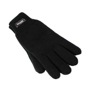 Dents 3M THINSULATE Gloves Snow Ski Knitted Polar Fleece Thermal Plain Winter - Black V563-75-0005-BLACK-ONESIZE