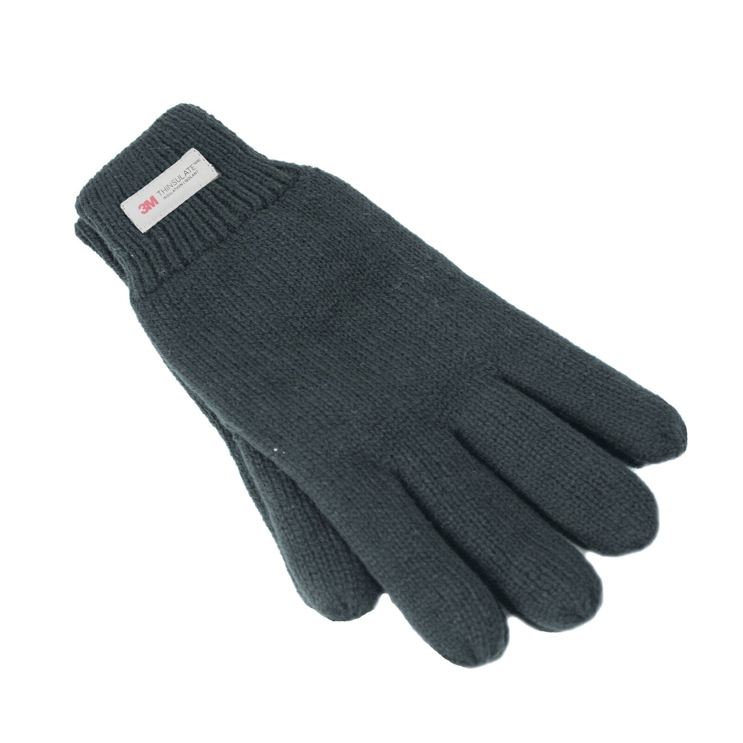 Dents 3M THINSULATE Gloves Snow Ski Knitted Polar Fleece Thermal Plain Winter - Charcoal V563-75-0005-CHAR-ONE-SIZE