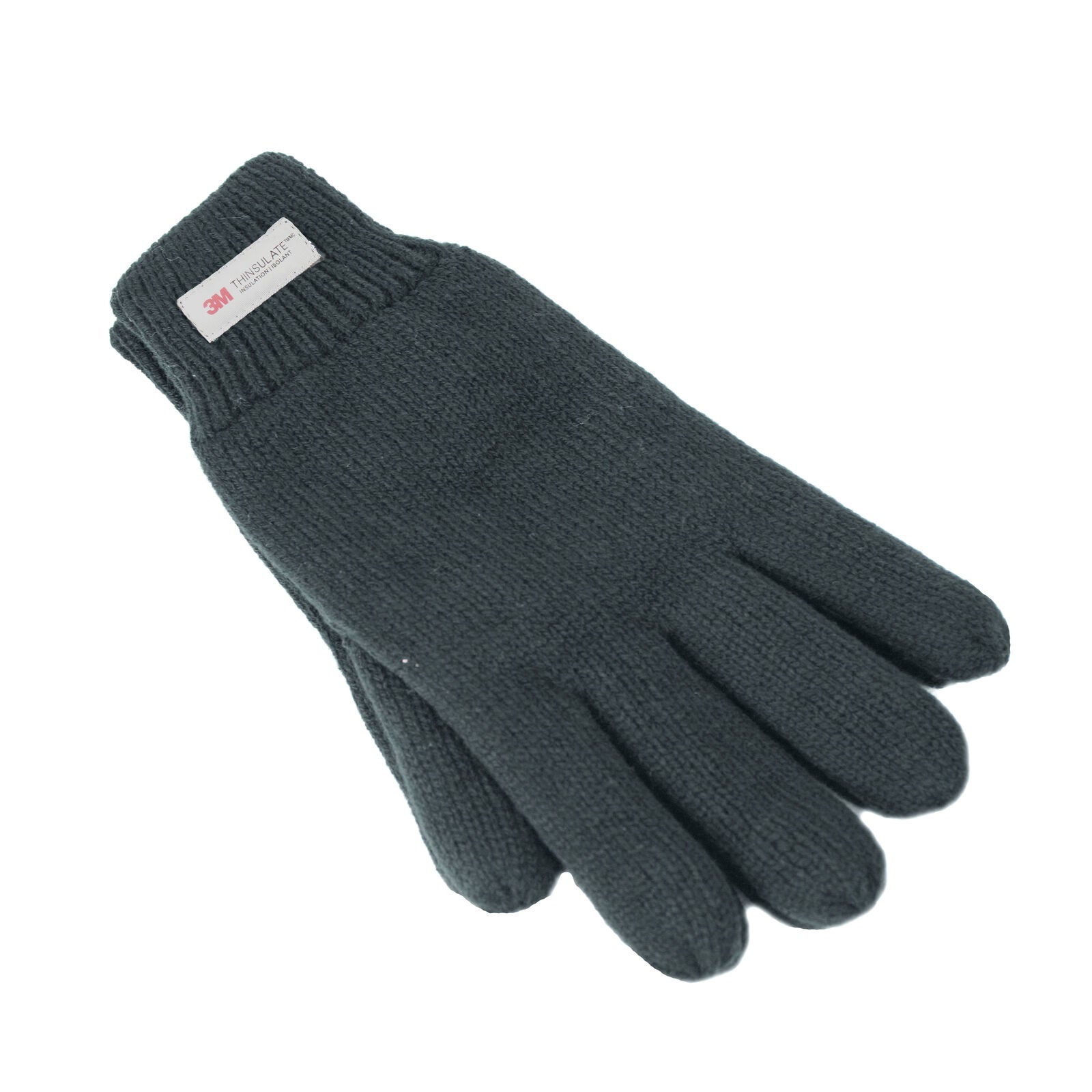 Dents 3M THINSULATE Gloves Snow Ski Knitted Polar Fleece Thermal Plain Winter - Charcoal V563-75-0005-CHAR-ONE-SIZE