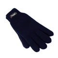 Dents 3M THINSULATE Gloves Snow Ski Knitted Polar Fleece Thermal Plain Winter - Navy V563-75-0005-NAVY-ONE-SIZE