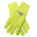 Dents 3M THINSULATE Gloves Snow Ski Knitted Hi Vis Fleece Workwear Winter - Fluro Yellow V563-75-0005-YLW-ONESIZE