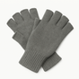 DENTS 3M THINSULATE Polar Fleece Fingerless Gloves Warm Knitted Insulation - Charcoal V563-75-0018-CH