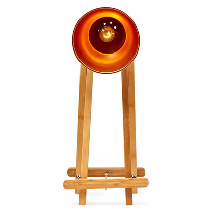 61cm Bamboo Easel Table Lamp Modern Scandi Designer Desk Light Bedroom Office V563-75136