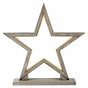 33cm Bamboo Star LED Table Lamp Light Modern Bedside - Antique Timber V563-75143
