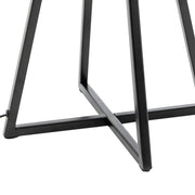 Modern Dimmable Floor Lamp + Table Desk Lamp w/ Linen Shade Scandi - Matte Black V563-75181_75182