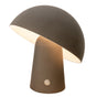 LED Cordless Mushroom USB Rechargeable Table Lamp Dimming Night Light - Steel Grey V563-75189
