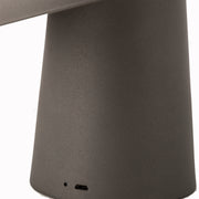 LED Cordless Mushroom USB Rechargeable Table Lamp Dimming Night Light - Steel Grey V563-75189