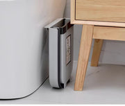 9L Kitchen Wall Mounted Foldable Waste Bin Hanging Trash Can Collapsible - Brown V563-75191