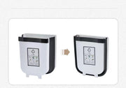 9L Kitchen Wall Mounted Foldable Waste Bin Hanging Trash Can Collapsible - Brown V563-75191