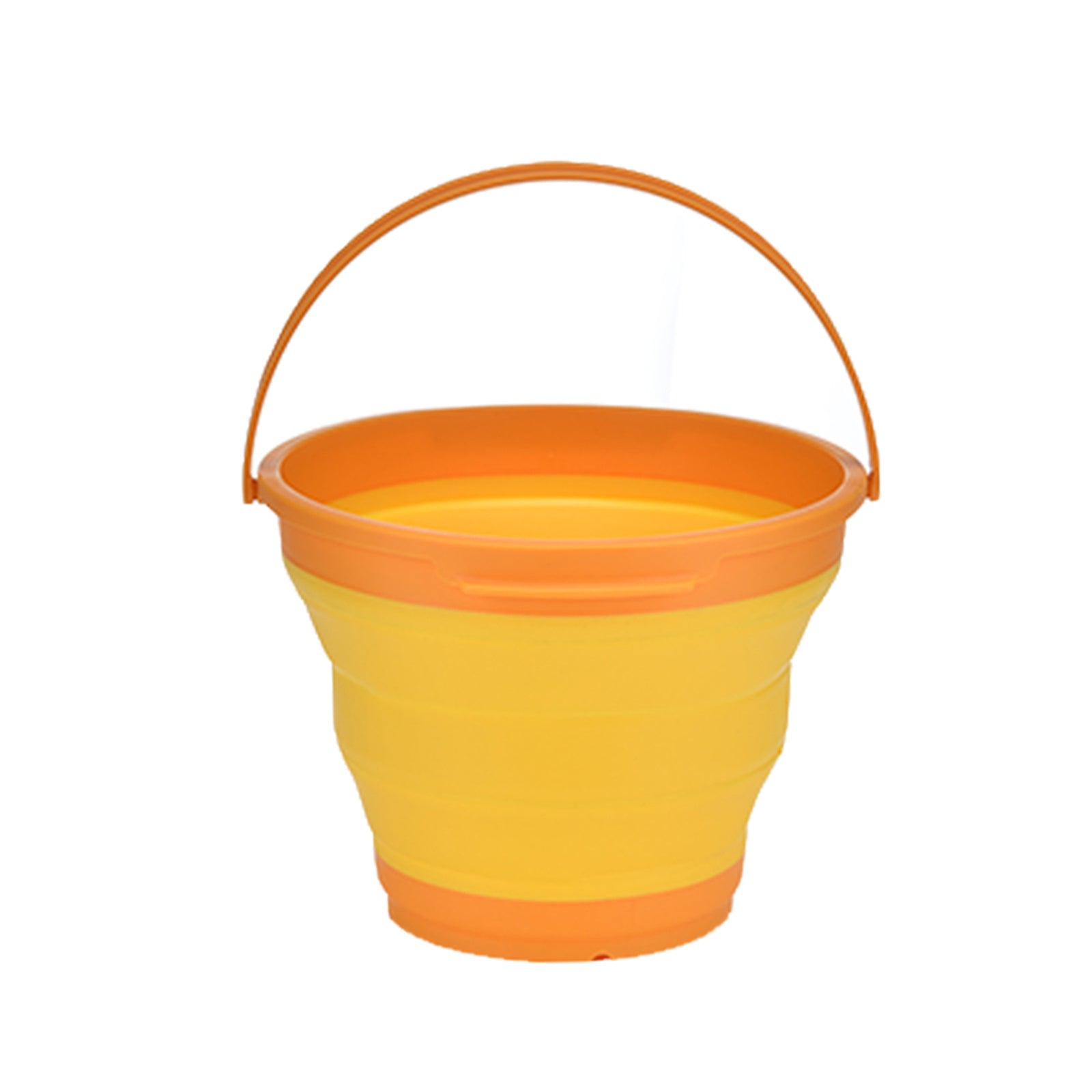 7 Litre Foldable Collapsible Silicone Bucket for Home/Hiking/Camping/Fishing - Orange V563-75192-ORANGE