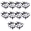 10x Collapsible Strainer Foldable Fruit Veggies Wash Colander Storage Basket V563-75193-10X