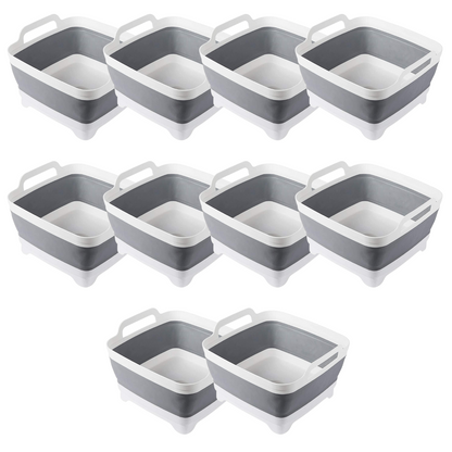 10x Collapsible Strainer Foldable Fruit Veggies Wash Colander Storage Basket V563-75193-10X