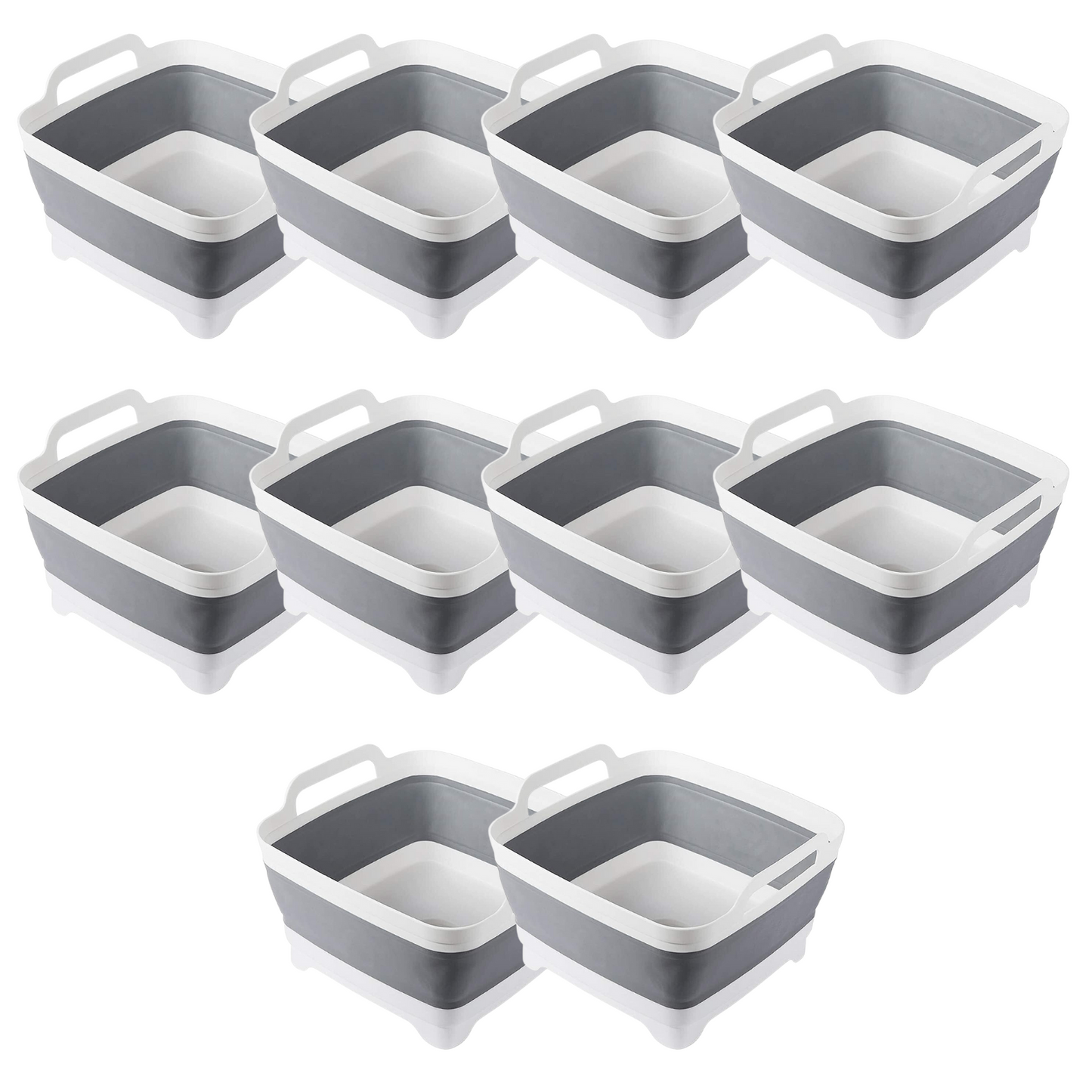 10x Collapsible Strainer Foldable Fruit Veggies Wash Colander Storage Basket V563-75193-10X