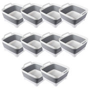 10x Collapsible Strainer Foldable Fruit Veggies Wash Colander Storage Basket V563-75193-10X