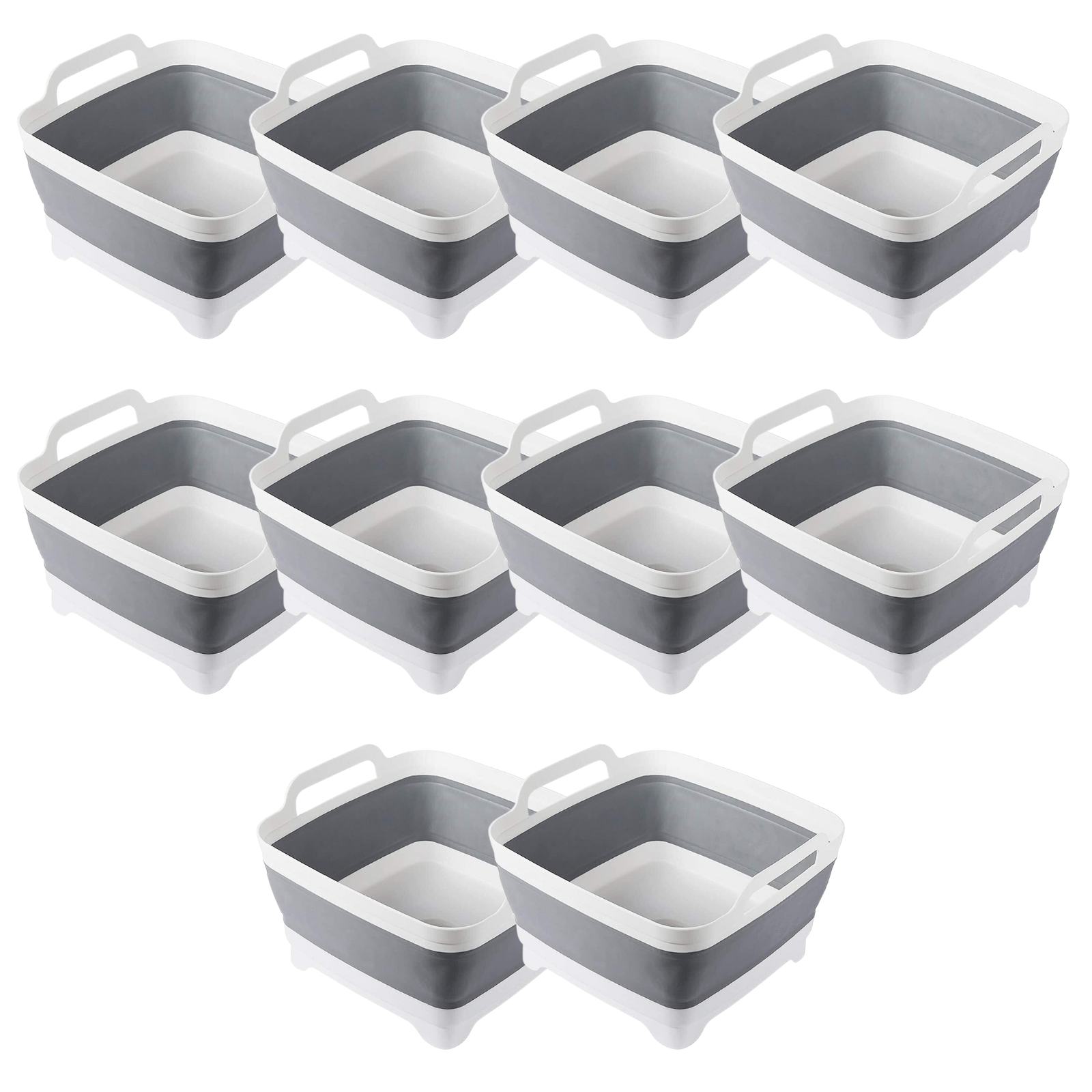 10x Collapsible Strainer Foldable Fruit Veggies Wash Colander Storage Basket V563-75193-10X