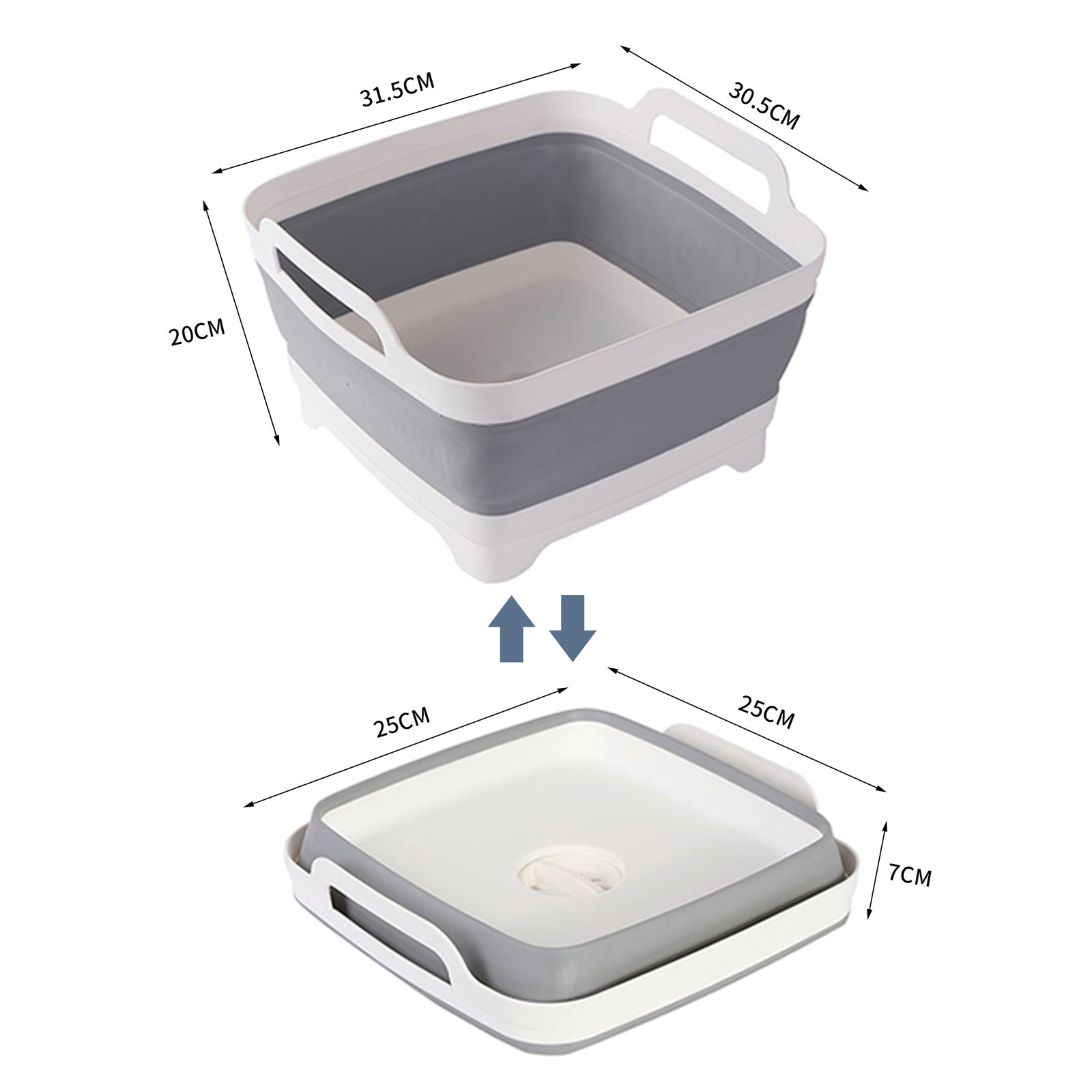 Collapsible Strainer Foldable Fruit Veggies Wash Colander Travel Storage Basket V563-75193
