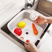 Collapsible Strainer Foldable Fruit Veggies Wash Colander Travel Storage Basket V563-75193
