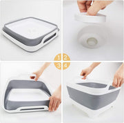 Collapsible Strainer Foldable Fruit Veggies Wash Colander Travel Storage Basket V563-75193