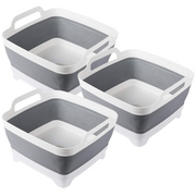 3x Collapsible Strainer Foldable Fruit Veggies Wash Colander Storage Basket V563-75193-3X