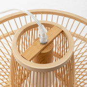 Aurora Natural Hand-Woven Bamboo 3-Layer Pendant Lamp Light V563-75233