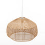 Solara Sphere Natural Hand-Woven Bamboo Cage Pendant Lamp Light V563-75234