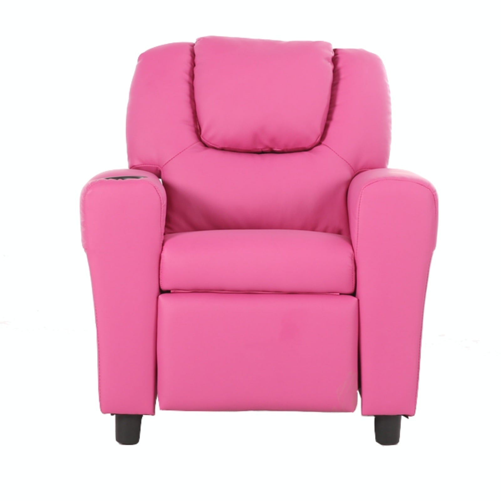 Oliver Kids Recliner Chair Sofa Children Lounge Couch PU Armchair - Pink V563-75609-PINK