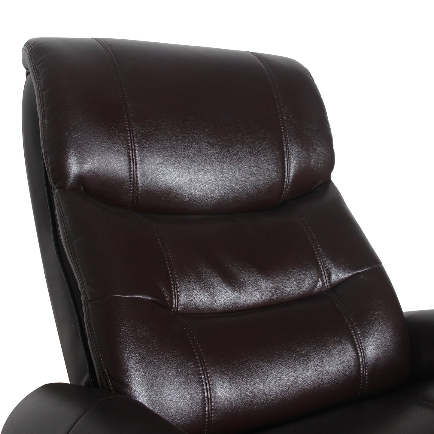 Julio Faux Leather Premium Reclining Lounge Arm Chair w/ Ottoman Swivel Sofa V563-75626