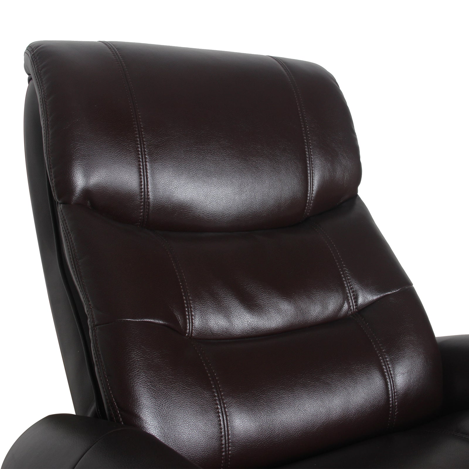 Julio Faux Leather Premium Reclining Lounge Arm Chair w/ Ottoman Swivel Sofa V563-75626
