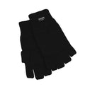 Dents 3M Thinsulate Womens Fingerless Knit Gloves Polar Insulation Thermal - Black V563-76-0017H-BLACK