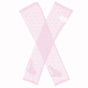 Dents Womens Long Below-Elbow Tulle Flock Dot Fingerless Mittens Gloves - Pink V563-76-0037-PINK